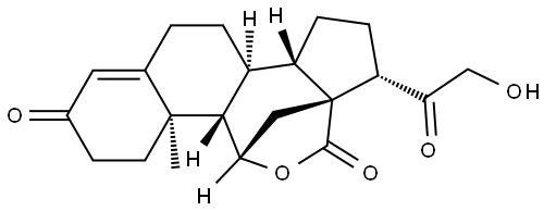 Pregn-4-en-18-oic acid, 11,21-dihydroxy-3,20-dioxo-, γ-lactone, (11β)- (9CI)