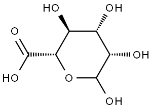 D-Mannopyranuronic acid Struktur