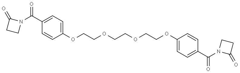 AZD-CO-Ph-PEG4-Ph-CO-AZD Struktur