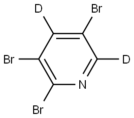 2,3,5-tribromopyridine-4,6-d2 Struktur