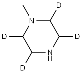 1-methylpiperazine-2,3,5,6-d4 Struktur