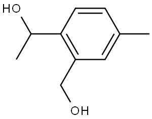 1,2-Benzenedimethanol, α1,4-dimethyl- Struktur