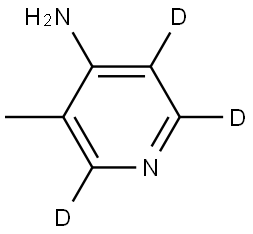 3-methylpyridin-2,5,6-d3-4-amine Struktur