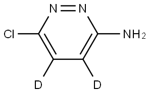 6-chloropyridazin-4,5-d2-3-amine Struktur