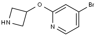 2-(azetidin-3-yloxy)-4-bromopyridine Struktur