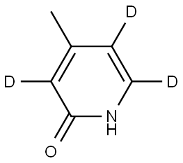 4-methylpyridin-3,5,6-d3-2-ol Struktur