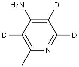 2-methylpyridin-3,5,6-d3-4-amine Struktur