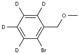 1-bromo-2-(methoxymethyl)benzene-3,4,5,6-d4 Struktur