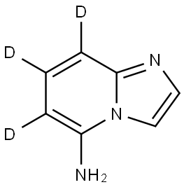 imidazo[1,2-a]pyridin-6,7,8-d3-5-amine Struktur