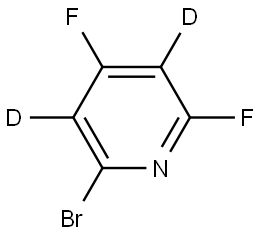 2-bromo-4,6-difluoropyridine-3,5-d2 Struktur