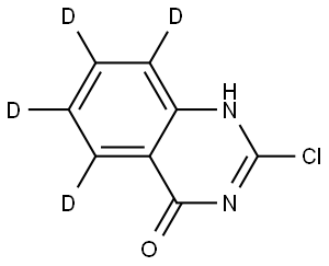 2-chloroquinazolin-5,6,7,8-d4-4-ol Struktur