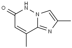 2,8-dimethylimidazo[1,2-b]pyridazin-6-ol Struktur