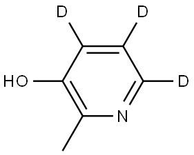 2-methylpyridin-4,5,6-d3-3-ol Struktur