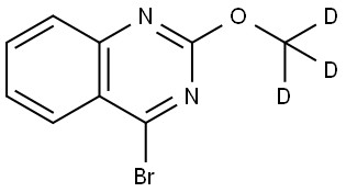 4-bromo-2-(methoxy-d3)quinazoline Struktur