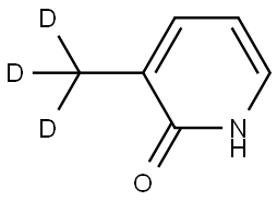 3-(methyl-d3)pyridin-2(1H)-one Struktur