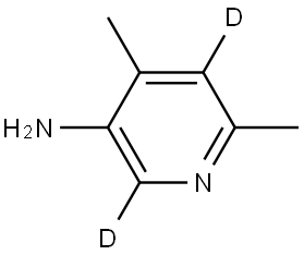 4,6-dimethylpyridin-2,5-d2-3-amine Struktur