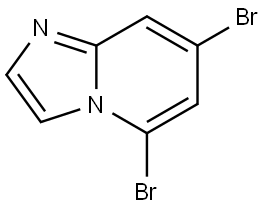 5,7-dibromoimidazo[1,2-a]pyridine Struktur