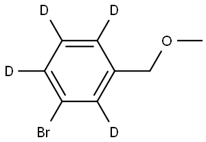 1-bromo-3-(methoxymethyl)benzene-2,4,5,6-d4 Struktur