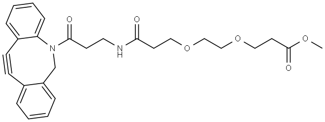 DBCO-NHCO-PEG2-Methyl Ester Struktur