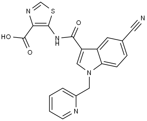 URAT1&XO inhibitor 1 Struktur