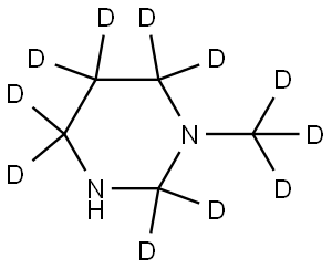 1-(methyl-d3)hexahydropyrimidine-2,2,4,4,5,5,6,6-d8 Struktur