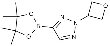 2-(oxetan-3-yl)-4-(4,4,5,5-tetramethyl-1,3,2-dioxaborolan-2-yl)-2H-1,2,3-triazole Struktur