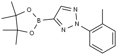 4-(4,4,5,5-tetramethyl-1,3,2-dioxaborolan-2-yl)-2-(o-tolyl)-2H-1,2,3-triazole Struktur