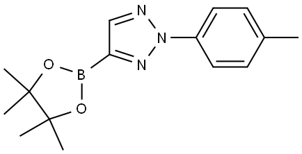 4-(4,4,5,5-tetramethyl-1,3,2-dioxaborolan-2-yl)-2-(p-tolyl)-2H-1,2,3-triazole Struktur