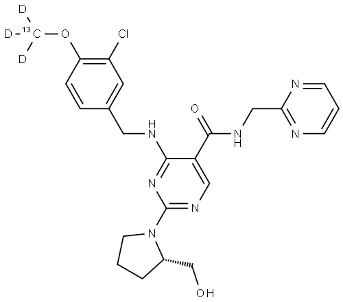 Avanafil-13CD3 Struktur