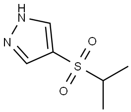 1H-Pyrazole, 4-[(1-methylethyl)sulfonyl]- Struktur