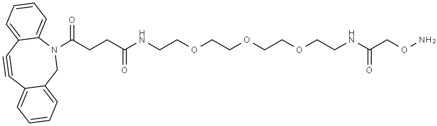 DBCO-PEG3-oxyamine Struktur