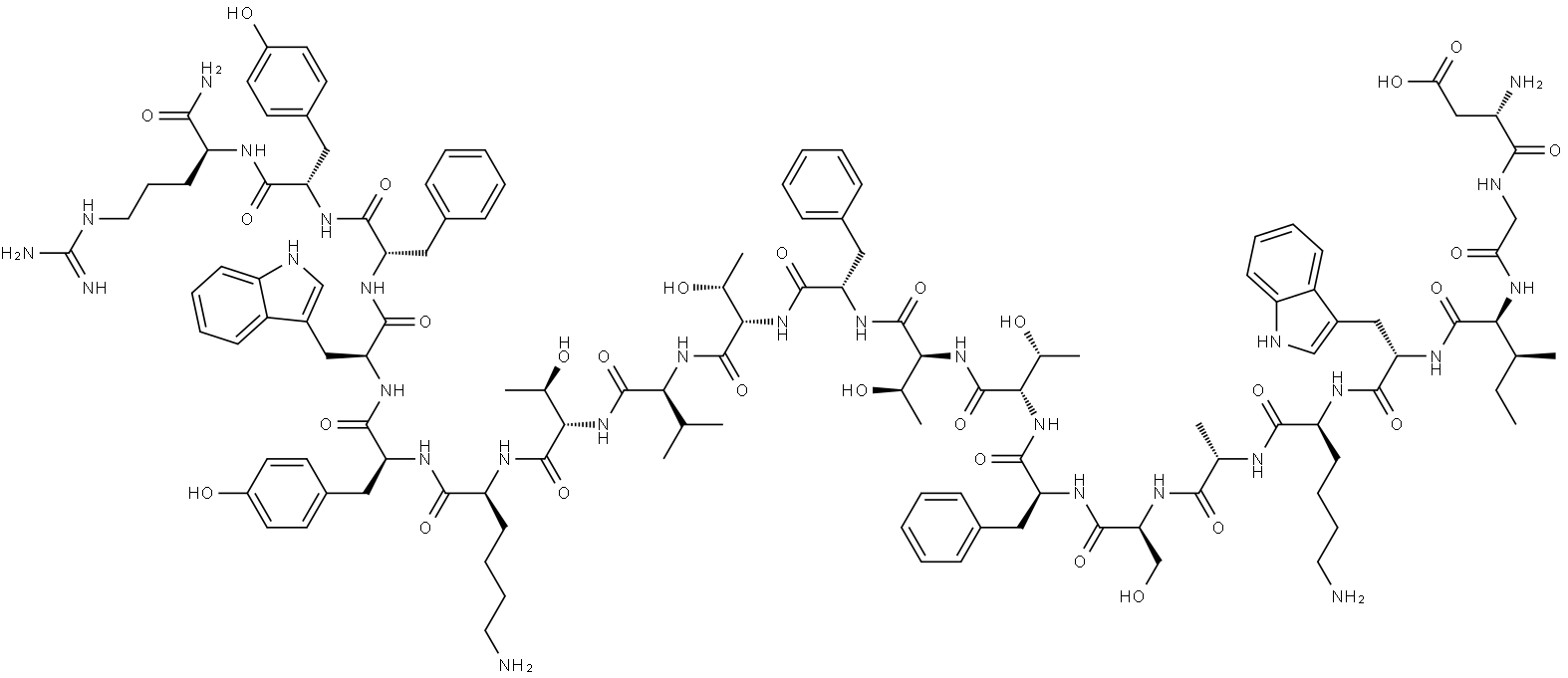 Caveolin-1 (82-101) amide (human, mouse, rat) Struktur