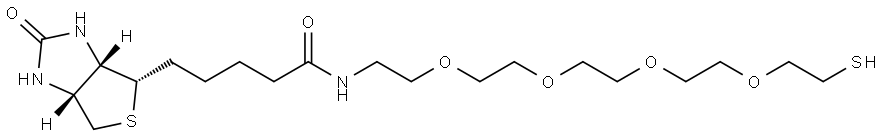 Biotin-PEG4-SH Struktur