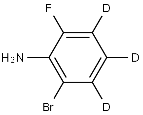 2-bromo-6-fluorobenzen-3,4,5-d3-amine Struktur