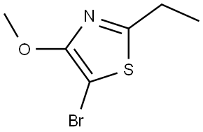 5-bromo-2-ethyl-4-methoxythiazole Struktur