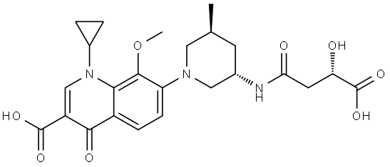 Nemonoxacin Impurity 6 Struktur