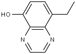 8-ethylquinoxalin-5-ol Struktur