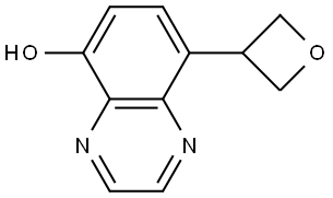 8-(oxetan-3-yl)quinoxalin-5-ol Struktur