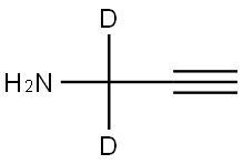 prop-2-yn-1,1-d2-1-amine Struktur