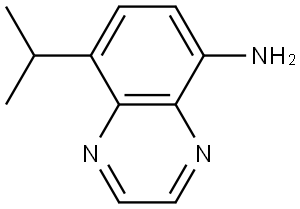 8-isopropylquinoxalin-5-amine Struktur