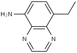 8-ethylquinoxalin-5-amine Struktur