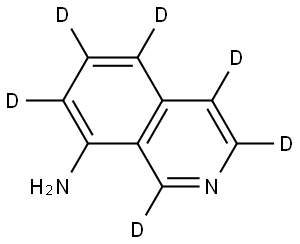 isoquinolin-d6-8-amine Struktur