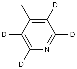 4-methylpyridine-2,3,5,6-d4 Struktur