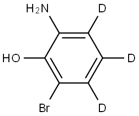 2-amino-6-bromophen-3,4,5-d3-ol Struktur