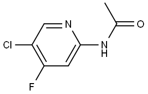 N-(5-Chloro-4-fluoro-2-pyridinyl)acetamide Struktur