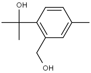 1,2-Benzenedimethanol, α1,α1,4-trimethyl- Struktur