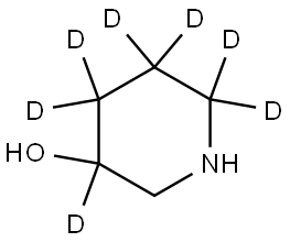 piperidin-3,4,4,5,5,6,6-d7-3-ol Struktur