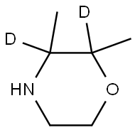 2,3-dimethylmorpholine-2,3-d2 Struktur