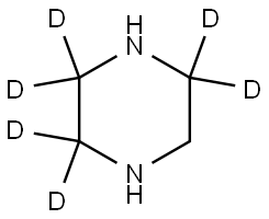 piperazine-2,2,3,3,5,5-d6 Struktur