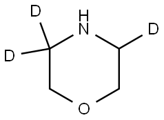 morpholine-3,3,5-d3 Struktur